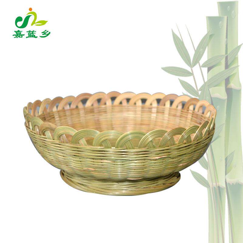 竹编小竹篮子编织水果荷花篮鸡蛋馒头筐箩筐创意厨房用品竹筛子
