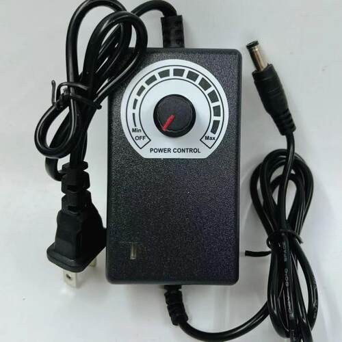 全新可调速电源220V配接器转12V调速器