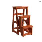 多功能家用梯子凳实木两用室内两步三步踏步楼梯椅子登高梯折叠梯