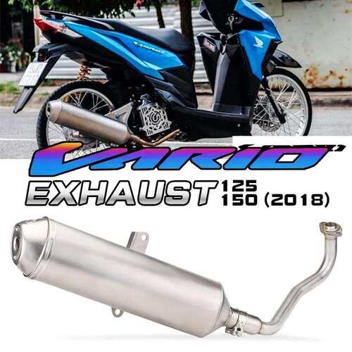 天蝎改装静音回压排气管Vario150Vario1252018-2019