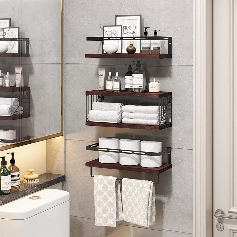 卫生间置物架浴室厕所洗手间收纳架子挂墙上洗漱台免打孔壁挂式,收纳整理,整理架/置物架/收纳架,淘宝优惠券,粉丝福利购,淘宝优惠卷