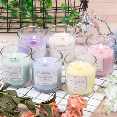 non-smoking, scented glass candles candle smokeless 香薰蜡烛