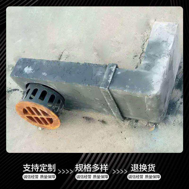 厂家直销 桥梁铸铁泄水管 圆形 矩形泄水管 铸铁排水管坚固耐用