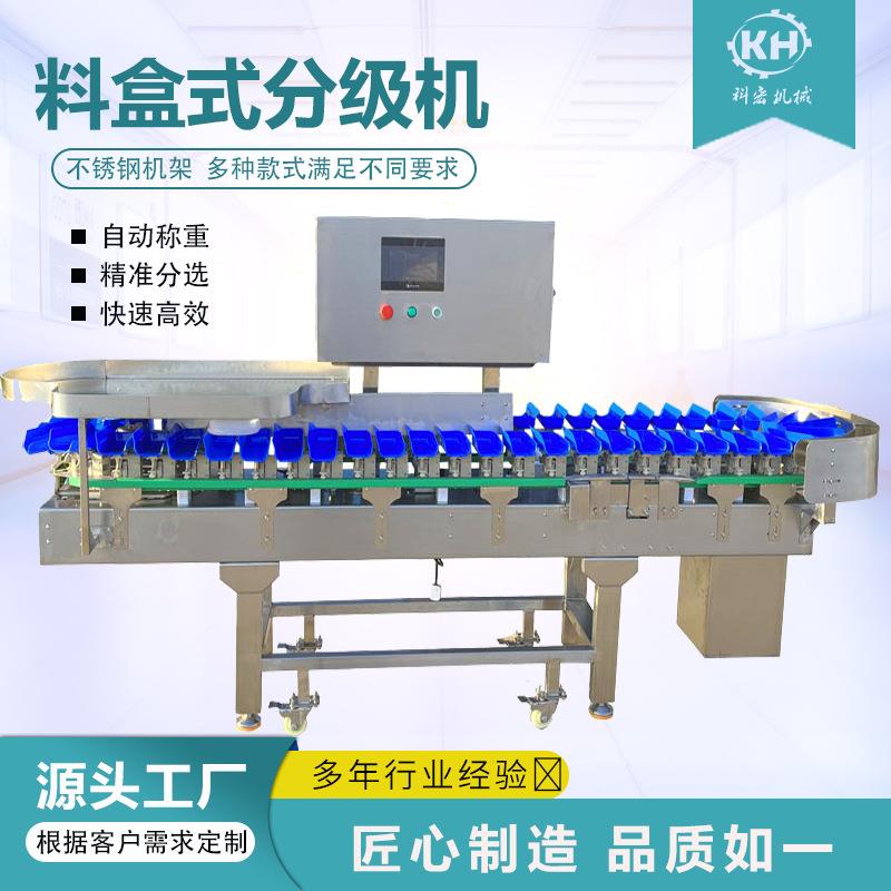 科宏机械料盒式重量分选机 鱿鱼鲍鱼海参智能分选 重量分拣