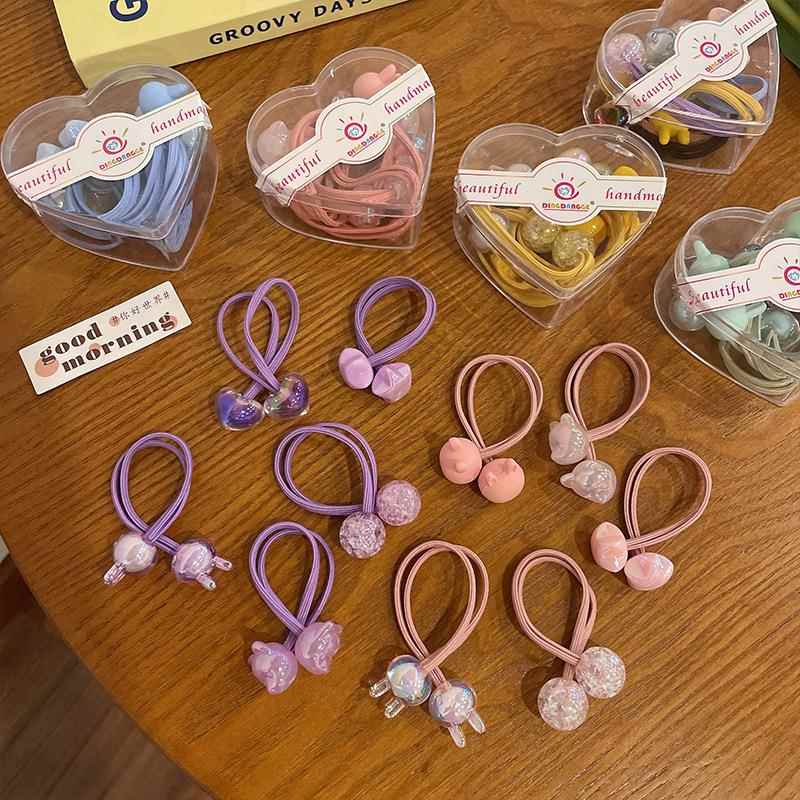 【俏萌宝】发饰精致新品双头绳马尾发绳皮筋小女孩扎头绳