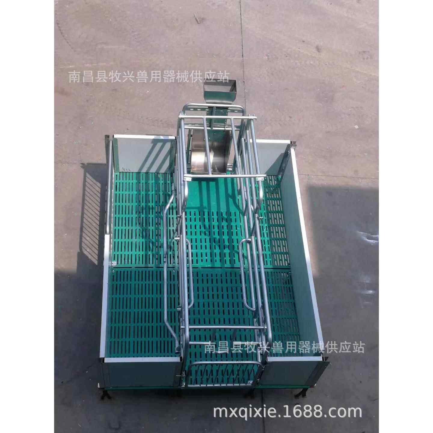 厂家生产复合板母猪产床产仔栏产保一体双母猪分娩栏塑料PVC护栏