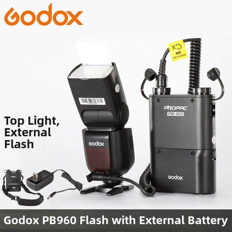 GODOX神牛 AD360II AD200proII V1pro闪光灯PB960外置电源电池盒
