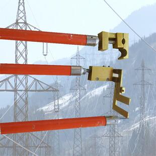 电力施工多用途绝缘线夹电力高压2.5M防触电线夹操作杆