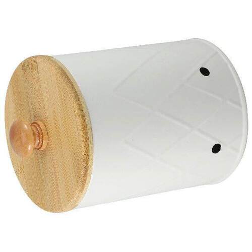 Potato Storage Bucket White Small Size Ventilated Kitchen