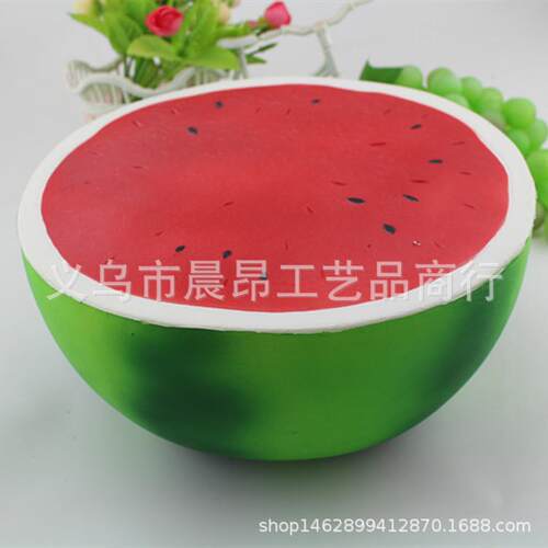 pu慢回弹仿真玩具pu慢回弹特大西瓜Squishy新品