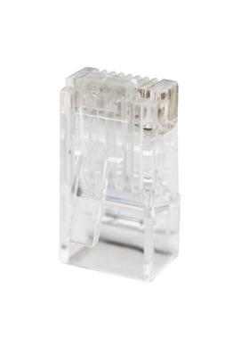 六类非屏蔽8P8C纯铜网络水晶头RJ45cat6电脑网络线接头