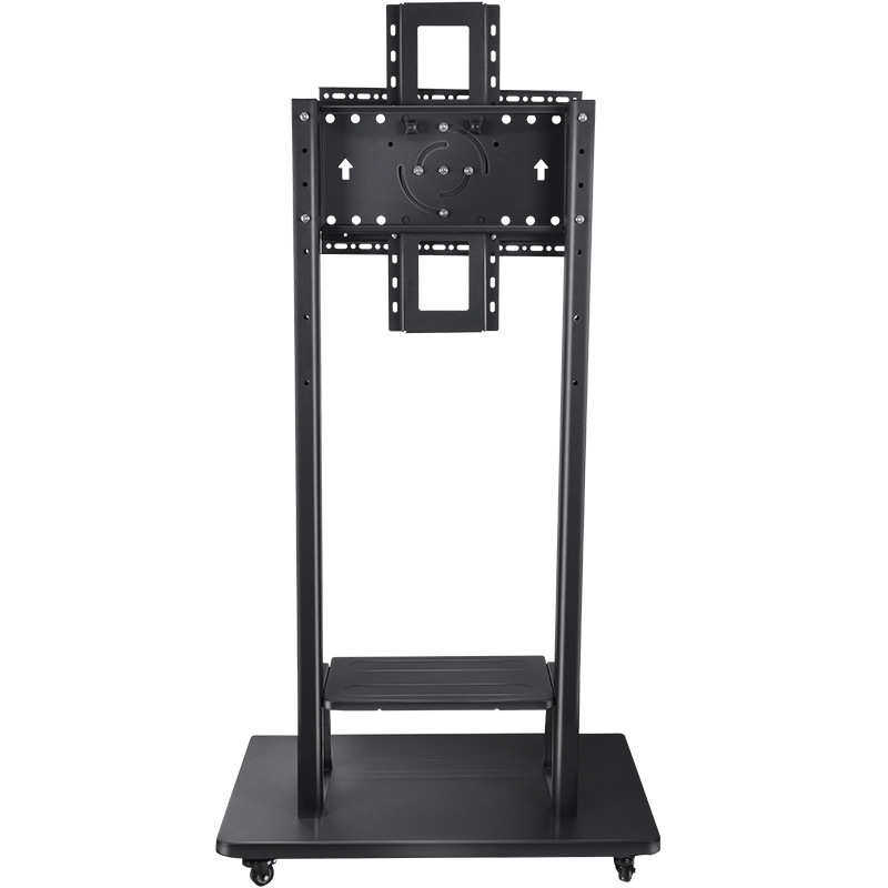 通用横竖屏电视支架落地推车挂架广告机可移动旋转抖音直播机支架