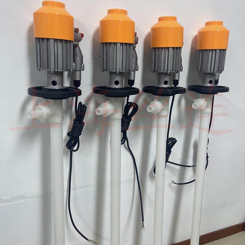 HD-EX2-V+PVDF-1500HP防爆化工电动插桶泵耐腐蚀抽液泵油桶泵