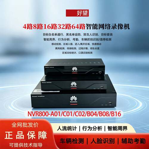 好望坤灵智能ai网路监视摄影镜头硬碟录影机nvr800主机车辆人脸识