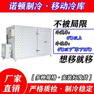 移动冷库水果蔬菜农产品冻品海鲜鱼类肉类鸡鸭禽类药品储存冷柜