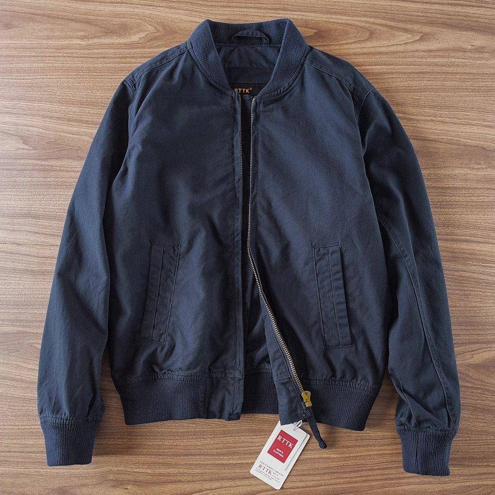 轻奢高端品质!美式复古棒球服春秋纯棉水洗做旧夹克外套休闲上衣