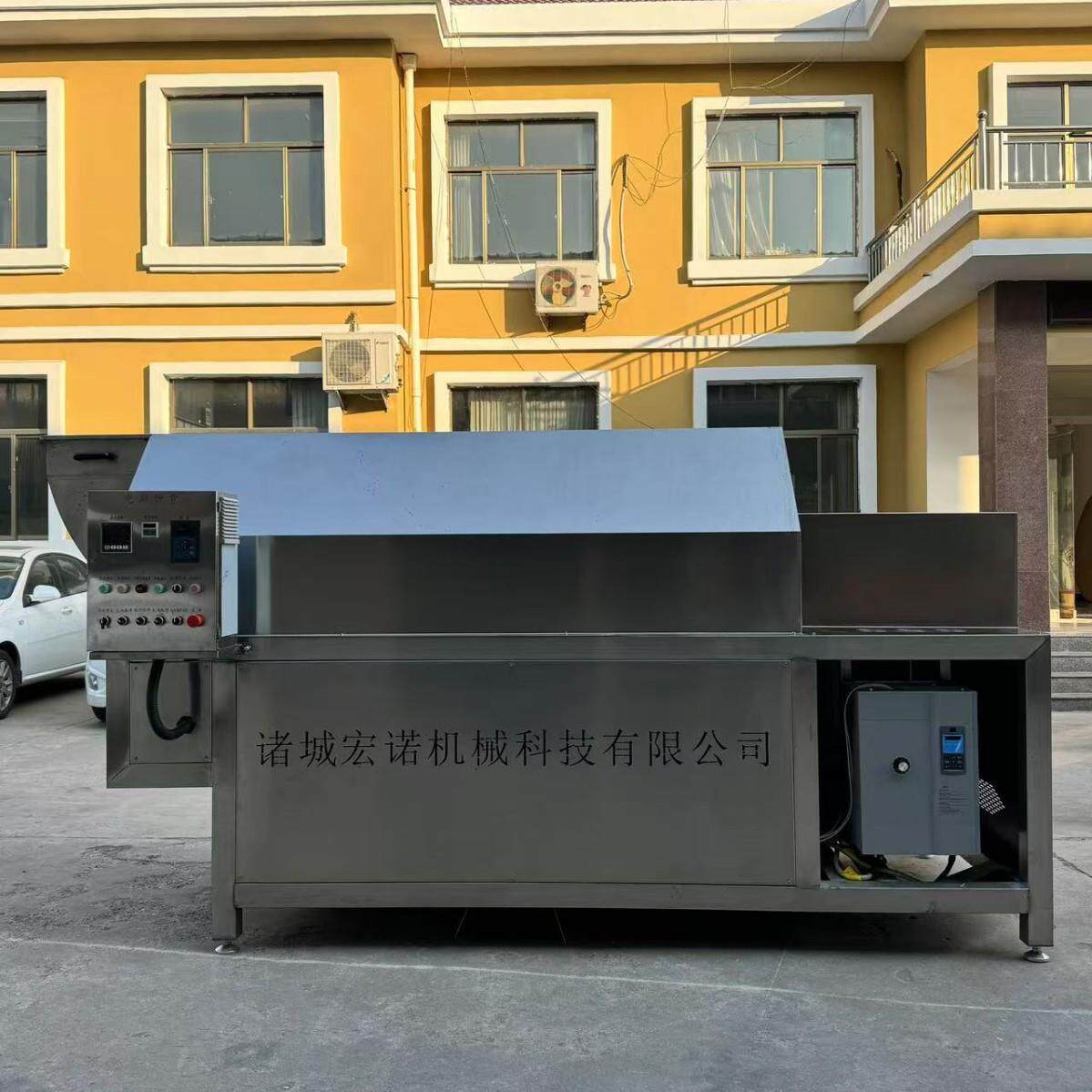 中草药不锈钢炒货机白芍三七牛蒡电磁炒药机150型商用电磁炒锅
