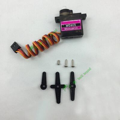 9g舵机SG90 MG90S SG92R 金属齿 航模板机固定翼机器人180 360度
