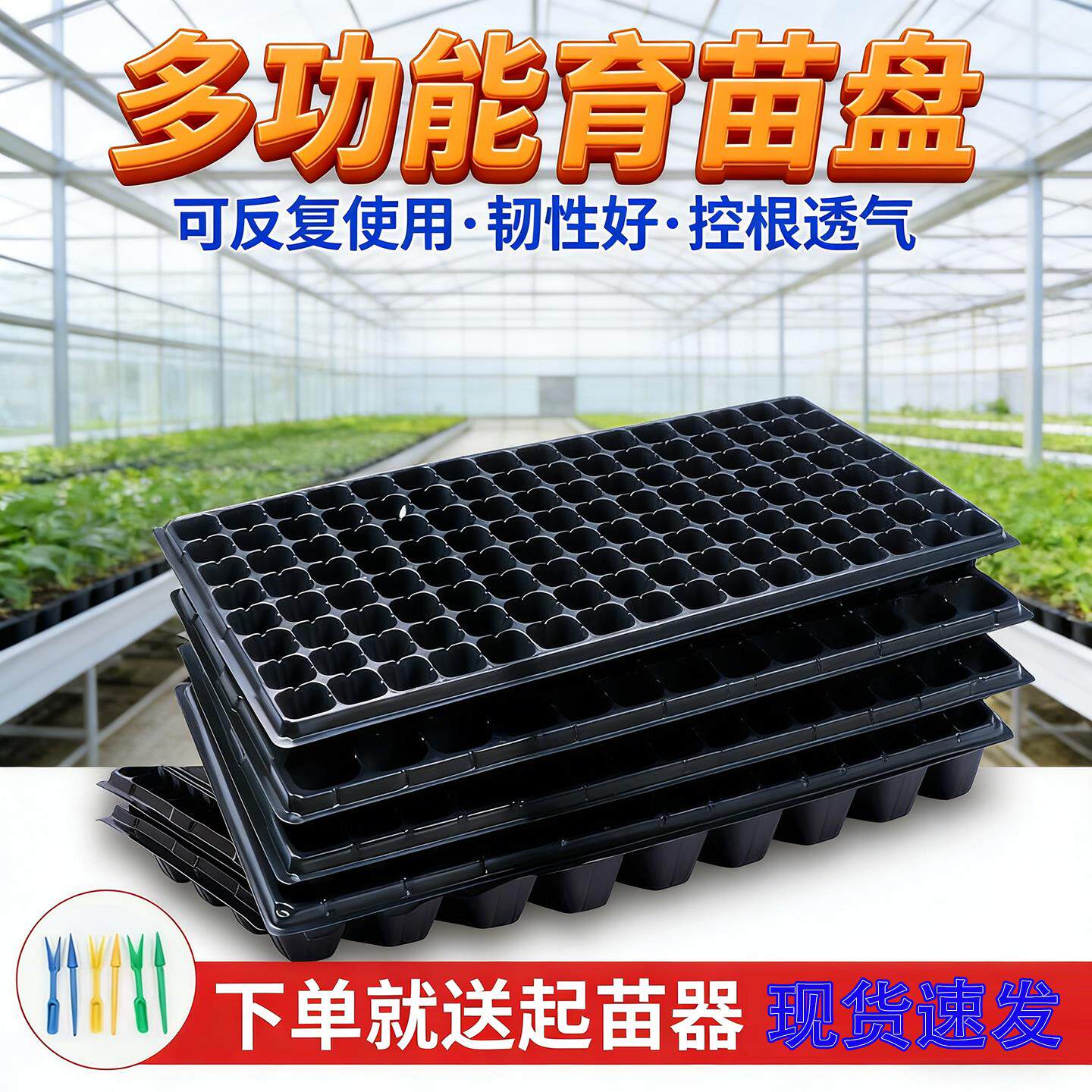 育苗盘育苗盆穴盘塑料杯营养钵多肉种植蔬菜育种扦插营养杯育苗盒