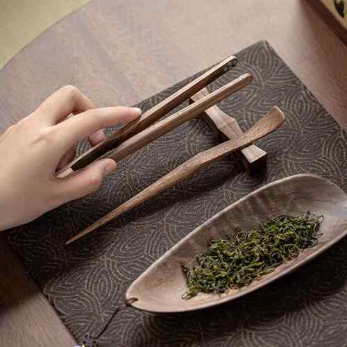 茶则四件套实手工茶荷茶夹茶道六拔YJ-085君子配件茶茶匙茶针木勺
