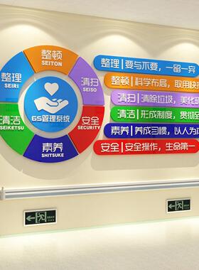 科室墙面装饰医院6s管理品文化安全生产励志宣传标识语牌贴纸设计