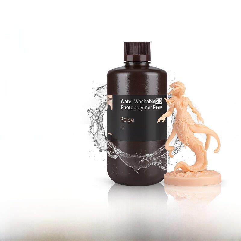 Elegoo/Elegoo光固化3D打印机耗材通用光敏可水洗树脂500G/1000G