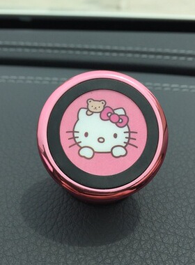 HelloKitty猫车载手机支架磁铁磁性卡通哆啦A梦汽车金属手机支架