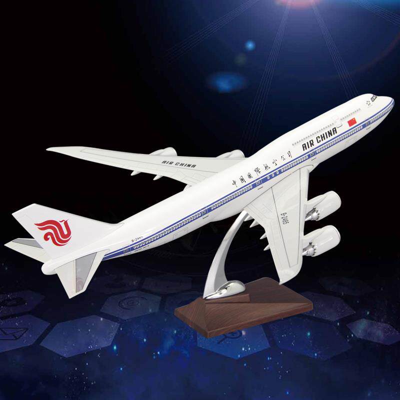 仿真飞机模型波音B747空客A350国航737客机航模摆件镂空引擎工艺