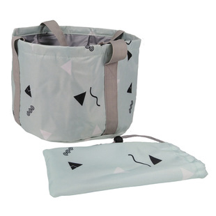 旅行洗衣袋泡脚袋便携户外水盆旅游出差洗脸洗脚盆保温加厚泡脚桶