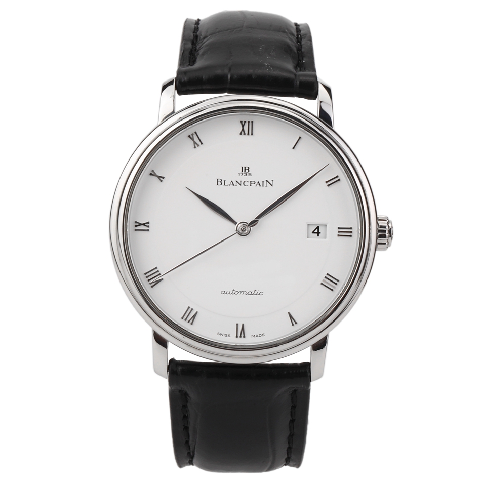 公价69000[98新] 宝珀经典系列精钢自动机械男表6223-1127-55A