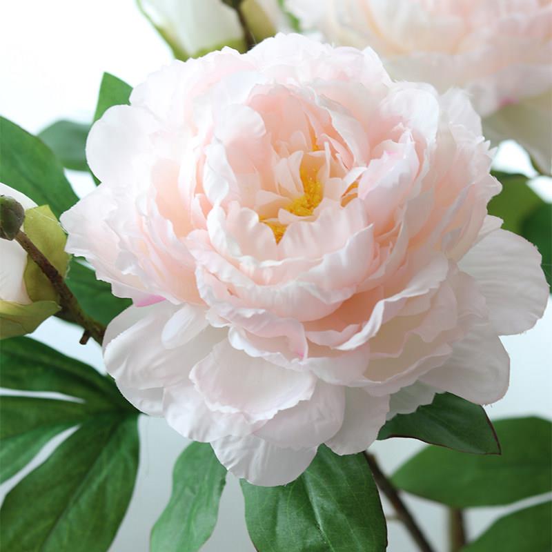 洛阳牡丹仿真花客厅餐厅玄关绢花装饰花塑料花摆件餐桌摆设花艺