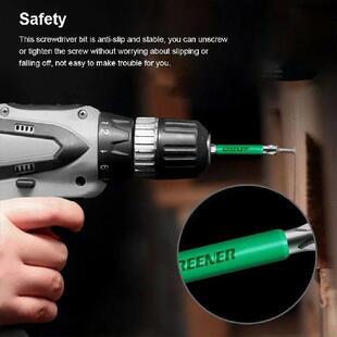 Bit Drill Screwdriver Screw Shank Extraction Hex GREENER