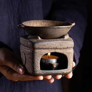 蜡烛烤香炉熏香炉沉香檀香炒茶叶精油咖啡仿古干烧烤茶醒茶器