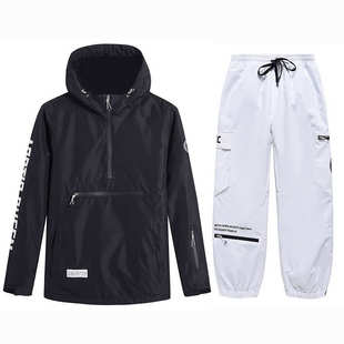 over单板套装双板滑雪帽款size滑雪衫男女新款衣裤 服套装滑雪