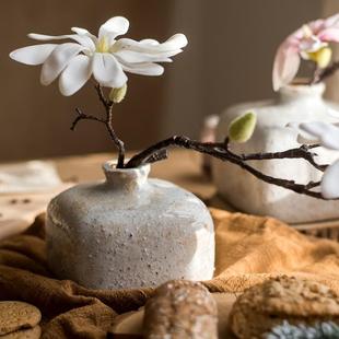 仿古做旧陶罐花瓶花器花插 日式 风格 美式 中式 手工艺术