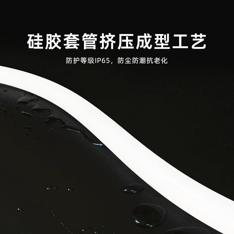 LED灯带360度发光柔性圆形灯带25MM低压24V霓虹灯条防水户外装饰
