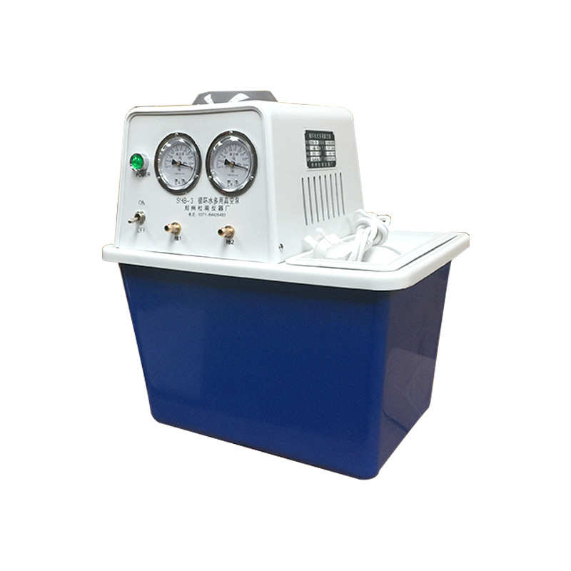 高真空循环水式真空泵 双表双抽小型台式循环水多用真空泵