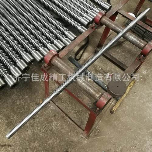济宁厂家直销机床丝杆梯形矩形螺纹正反牙精密丝杠Tr20T30T40T50