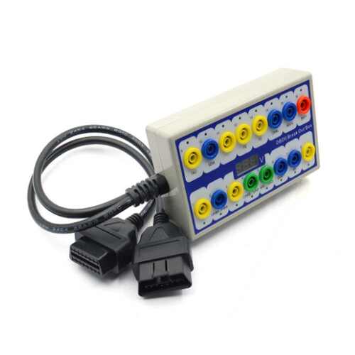 OBDII Protocol Detector Car OBD Break Out Box Breakout检测盒