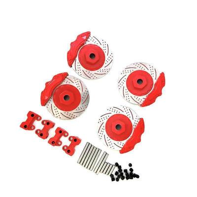 攀爬车TRX-4/6改真装仿RAI刹车碟 卡钳 适用福ki特t奔驰大G DIY