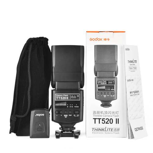 适用于神牛TT520II机顶闪光灯外置/热靴机顶灯相机闪光灯godox