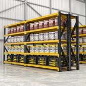 仓储货架超市物品展示架多层重型储物架车库快递家用收纳置物架