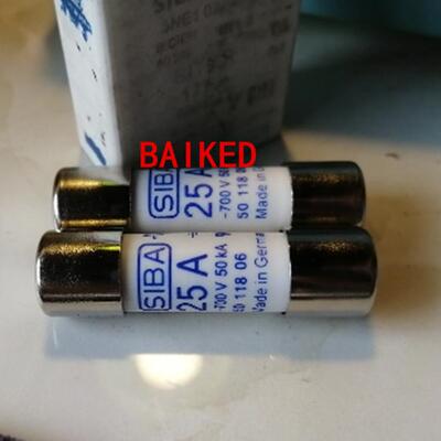 SIBA 25A 700V 50KA 5011806 14X51mm 熔断器保险丝
