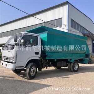 12立方撒料车价格牛羊场自动上料车机械化饲喂设备全自动撒草车