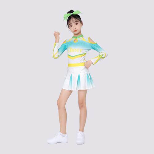 正品儿童专业竞技操健美体比赛装幼儿啦团啦队演出服服男女童体啦