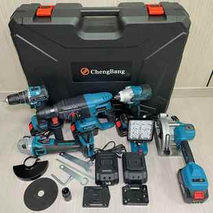 电动工具锂电工具6件套A 跨境外贸套装 MT插口 可1台编号211