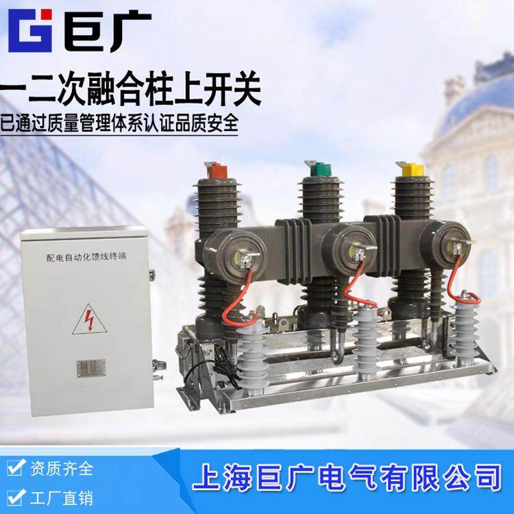 10kv高压真空断路器ZW32-12GF户外柱上智能开关一二次融合看门狗
