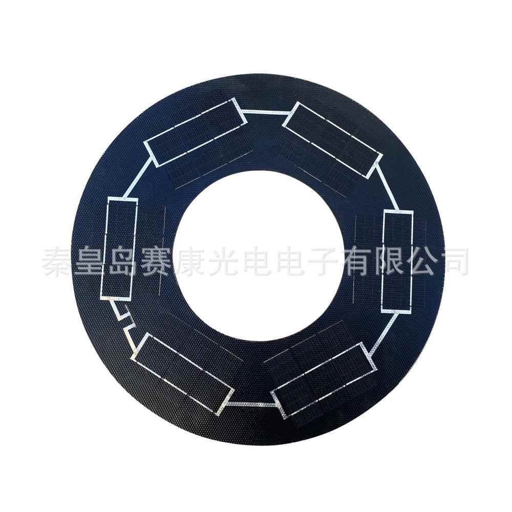8W9V异形环形圆形组件太阳能板层压板厂家按需设计