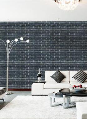 60cm宽X10米 墙纸自然砖卧室背景装饰墙纸壁纸墙贴纸