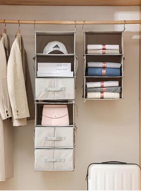 叠柜挂储架衣挂柜收纳柜42934和物柜3层悬挂式衣柜收纳架可拆折卸